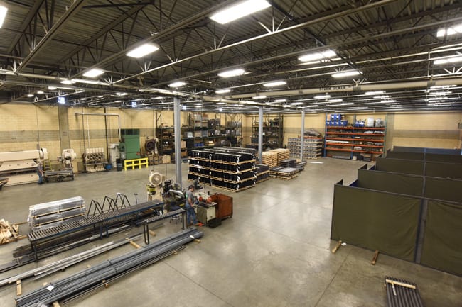 Aerial View Of Inside Dunkirk Metal Products